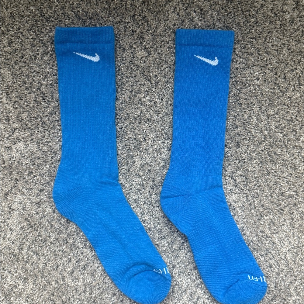 Nike Vibrant Blue Athletic Socks